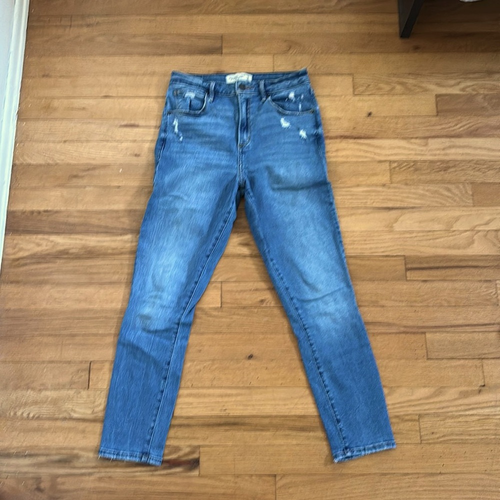 Abercrombie & Fitch Curve Love Jeans - The Super Skinny Ankle High Rise